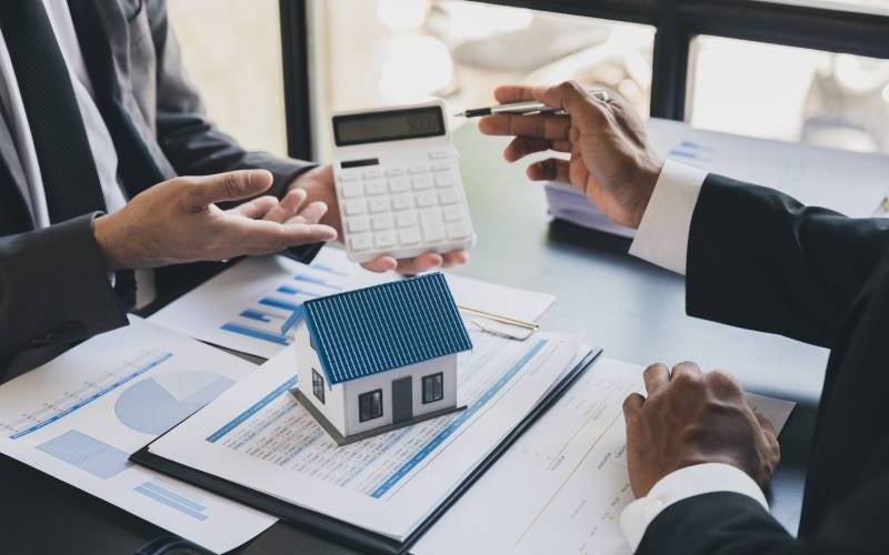 People going over a refinance